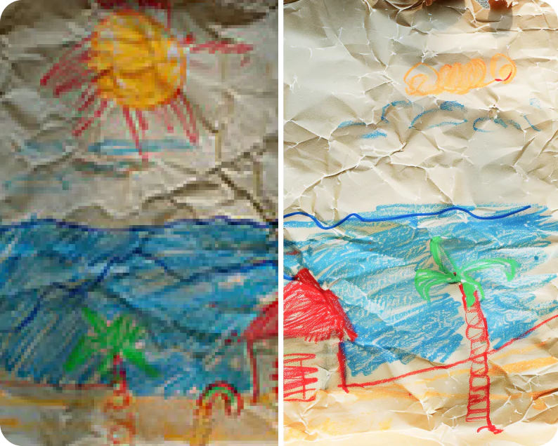 Upscale photos with Photoleap