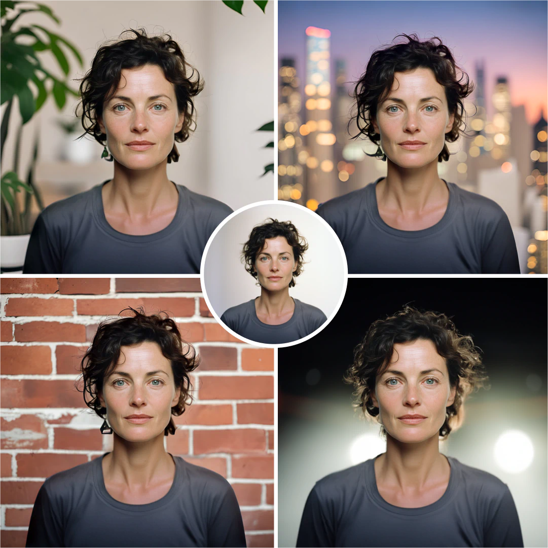 Generate backgrounds for your profile pictures