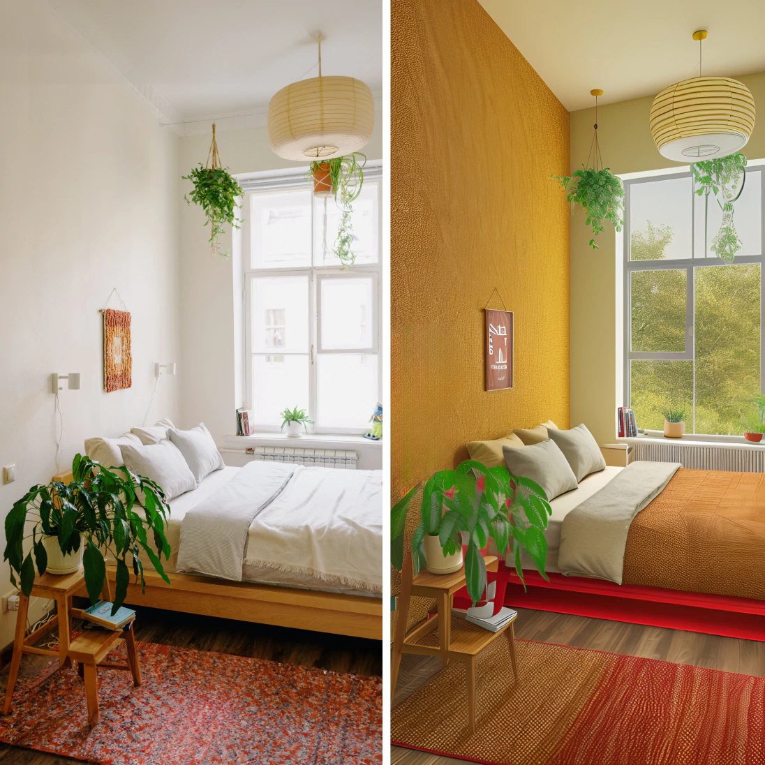 Use Photoleap’s home interior design tools to decorate