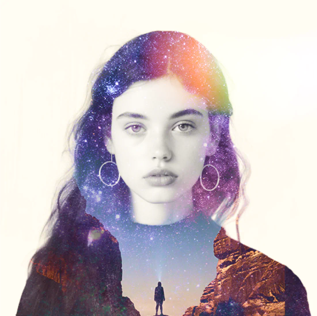 Create with the double exposure portrait app