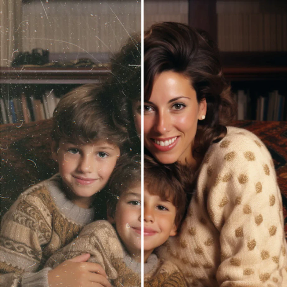 Retouch old photos and add new life into them